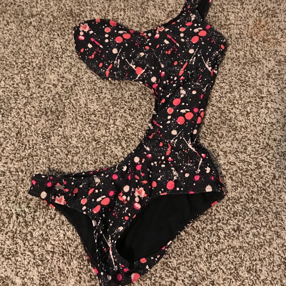 NWOT Paint splatter one piece